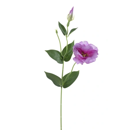 Dirbtinė eustoma, 45 cm, alyvinės spalvos