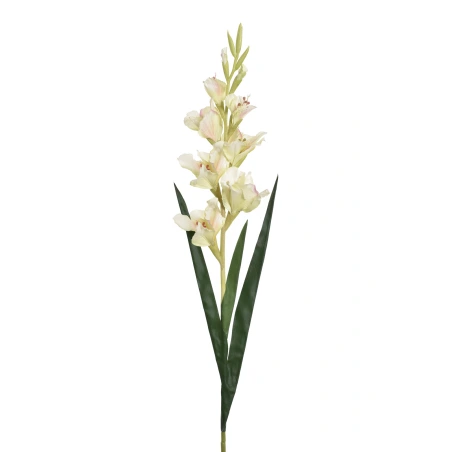 Dirbtinis kardelis, 92 cm, kreminės, šviesiai rožinės, žalios spalvos