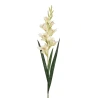 Artificial Gladiolus, 92 cm, Cream, Light Pink, Green Color