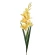 Mākslīgā gladiola, 92 cm, dzeltenā krāsā