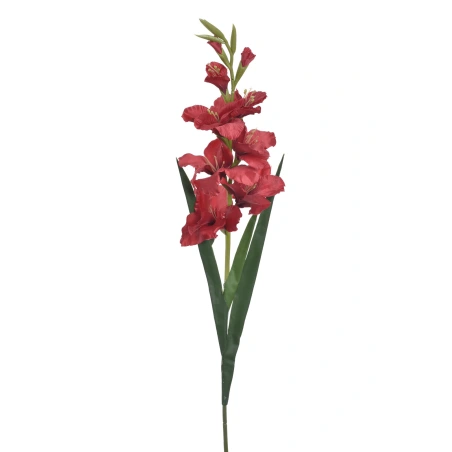 Artificial Gladiolus, 92 cm, Red Color