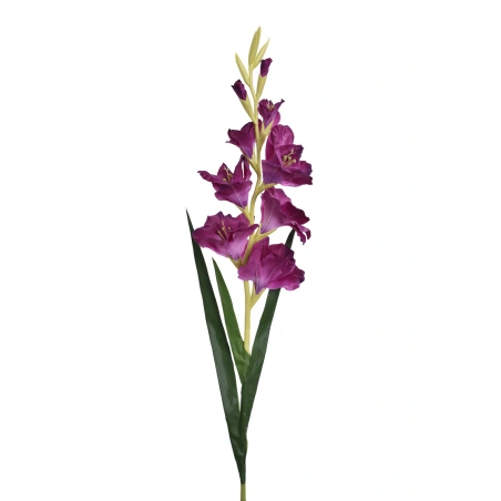 Artificial Gladiolus, 92 cm, Violet Color