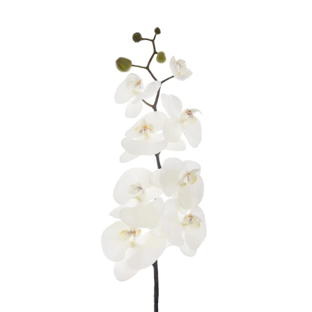 Dirbtinė orchidėja, 95 cm, baltos spalvos