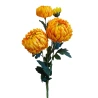 Dirbtinė chrizantema, 65 cm, oranžinės spalvos