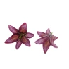 Artificial Lily Flowers, Ø 14 cm, Purple, 1 pack - 24 pcs.
