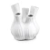 Decorative Vase Ø 13 × h 16 cm, White