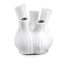 Decorative Vase Ø 13 × h 16 cm, White