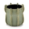 Flower Pot, Ø 17 × h 16 cm, Blue-Beige