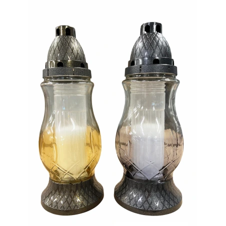 Cemetery Candle ZP798 C30, 27.5 cm, Insert Height – 17.5 cm