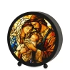 Vitražinis LED žibintas, 15,5×15,5×4 cm