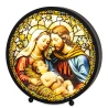 Vitrāžas LED laterna, 22×22×3,5 cm