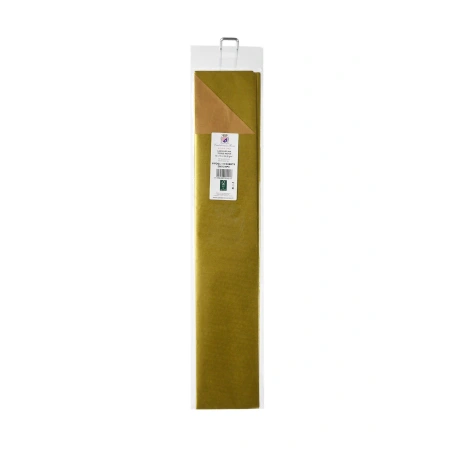 Šilko popierius, (metallic), bronzinės- auksinės spalvos (Z8012-6P3 ), 50×75 cm, 25 g/m2, 1 pak. - 6 vnt.