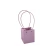 Gift Bag with Plastic Handle, 15×13 cm, Lilac Color