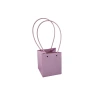 Gift Bag with Plastic Handle, 15×13 cm, Lilac Color