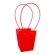Gift Bag with Plastic Handle, 15.5×13×9.5 cm, Red Color