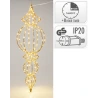 Ornament with 180 LED Lights and Glitter, h-80 cm
