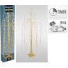 LED Willow Tree with 220 LED Lights, 150 cm, Gold