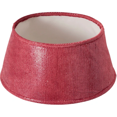 Christmas Tree Trunk Cover with Glitter, 55 cm, Red