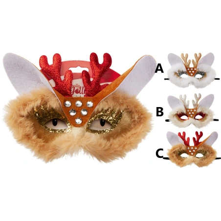 Reindeer Mask, 23×15 cm