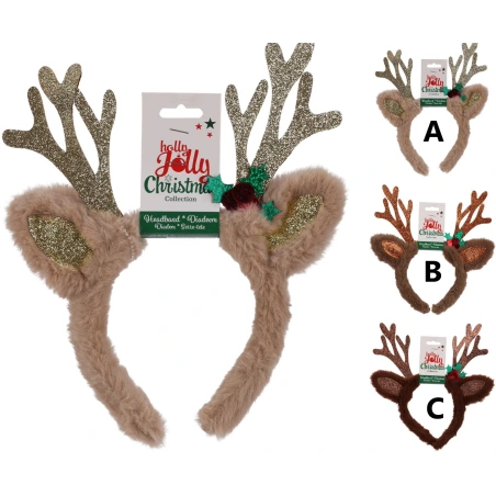 Reindeer Antlers Headband, 30 cm