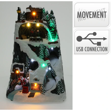 LED Decoration "Christmas Village", 30 cm