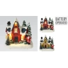 LED Decoration "Christmas House", 15 cm