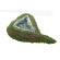 Moss Heart, Grave Decoration, 8.5×24×37 cm
