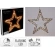Star, 36 cm, LED, Black