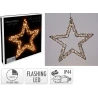 Star, 36 cm, LED, Black