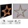 Star, 76 cm, LED, Black