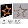 Star, 76 cm, LED, Black