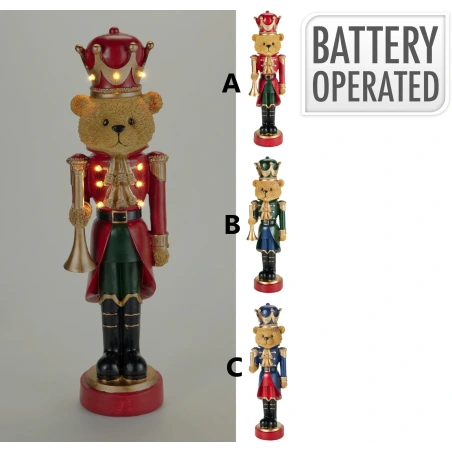 Decoration “Standing Bear”, LED, 46 cm