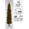 Pencil-Shaped Christmas Tree, 210 cm, LED