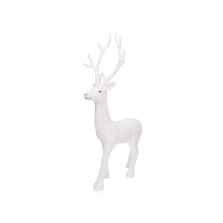 Elnias, 73 cm, flokuotas, baltos spalvos