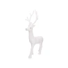 Reindeer, 73 cm, Flocked, White