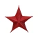Hanging Star Decoration, 60 cm, Shiny Red