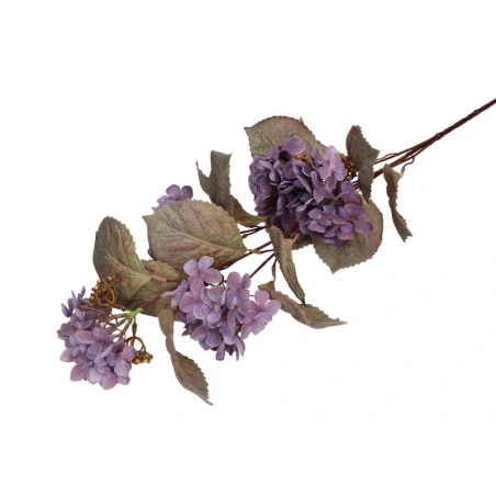 Hortenzijos šakelė, 100 cm, violetinės spalvos