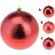 Kalėdinis rutulys, 250 mm, raudonos spalvos