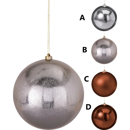 Christmas Ball, 250 mm, Assorted Colors