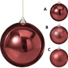 Christmas Ball, 250 mm, Dark Red