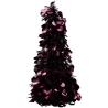 Glitter Christmas Tree, 46 cm, Burgundy