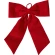 Ribbon, 68×80 cm, Red with Polka Dots