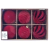 Plastikiniai burbulai, 8 cm, raudonos spalvos, 1 pak. – 6 vnt.