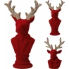 Reindeer Bust, 28 cm, Cherry Color