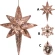 Hanging Acrylic Decoration, Rose Gold Color