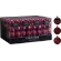 Eglės žaisliukai, Ø 50 mm, tamsiai vyšninės (burgundy) spalvos, 1 pak. - 16 vnt.