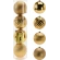 Christmas Tree Ornaments, Ø 15 cm, Gold, 1 Set - 4 pcs.