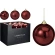Christmas Tree Ornament, 120 mm, Dark Cherry (Burgundy)
