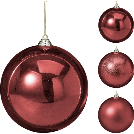 Christmas Tree Ornament, 180 mm, Dark Cherry (Burgundy)