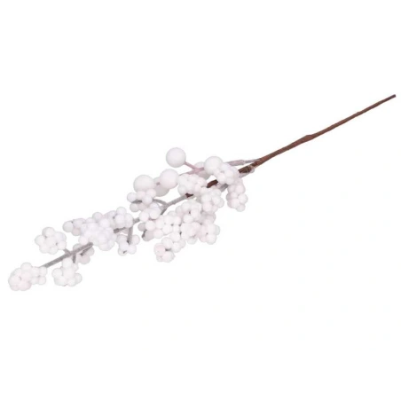 Decorative Branch, 37.5 cm, White